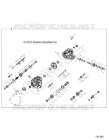 DRIVE TRAIN, MAIN GEARCASE INTERNALS 1333610