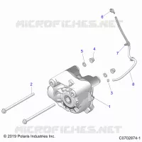 DRIVE TRAIN, FRONT GEARCASE MOUNTING