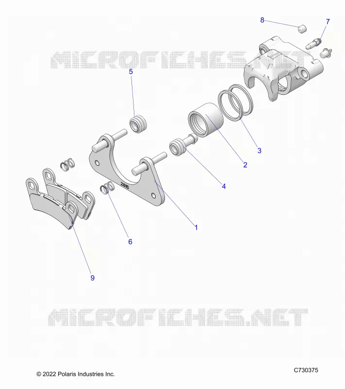 BRAKES, REAR CALIPER