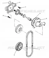 WATER PUMP XLT 0966756 (4933823382C007)