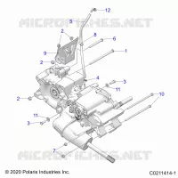 DRIVE TRAIN, MAIN GEARCASE MOUNTING