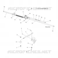ENGINE, CARBURETOR MOUNTING AND FUEL LINES