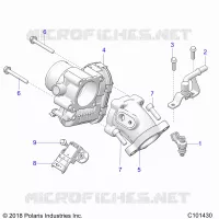 THROTTLE BODY AND FUEL RAIL