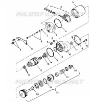 STARTING MOTOR XPLORER 400L W969140 (4935983598D005)