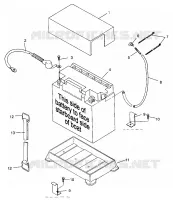 BATTERY BOX SL 700 B964066 AND  INTL. SL 700 I964066 (4935633563B006)