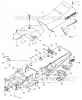 TUNNEL AND SEAT LITE TOURING 0983133 AND  EUROPEAN LITE TOURNG E983133 (4941934193A005)