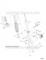 SUSPENSION, FRONT STRUT 