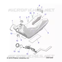 FUEL SYSTEM, FUEL TANK ASM.