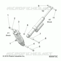 REAR SUSPENSION, SHOCK MOUNTING