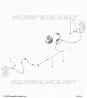 FRONT BRAKE BRAKE LINE