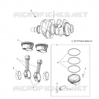 ENGINE, CRANKSHAFT AND PISTON