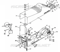 SEAT   GAS TANK ASSEMBLY RXL TOURING E940869 (49274327430003)