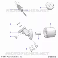 OIL FILTER AND DIPSTICK