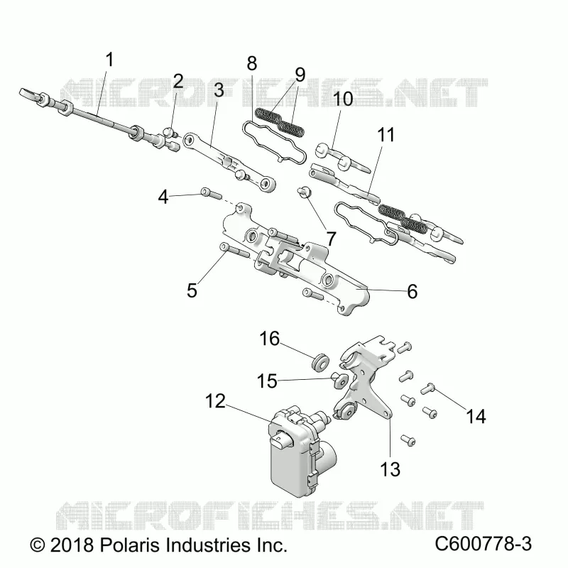 ENGINE, EXHAUST VALVE ASM.