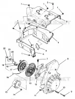 BLOWER HOUSING   RECOIL STARTER TRAIL 0960761, TRAIL TOURING 0960262 AND EU (4931763176D007)