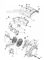 BLOWER HOUSING AND RECOIL STARTER SPORT (4914161416033A)