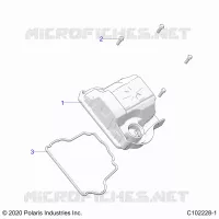 ENGINE, VALVE COVER