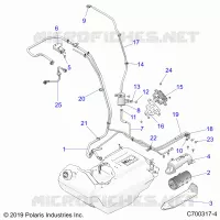 BODY, FUEL LINES, EVAP
