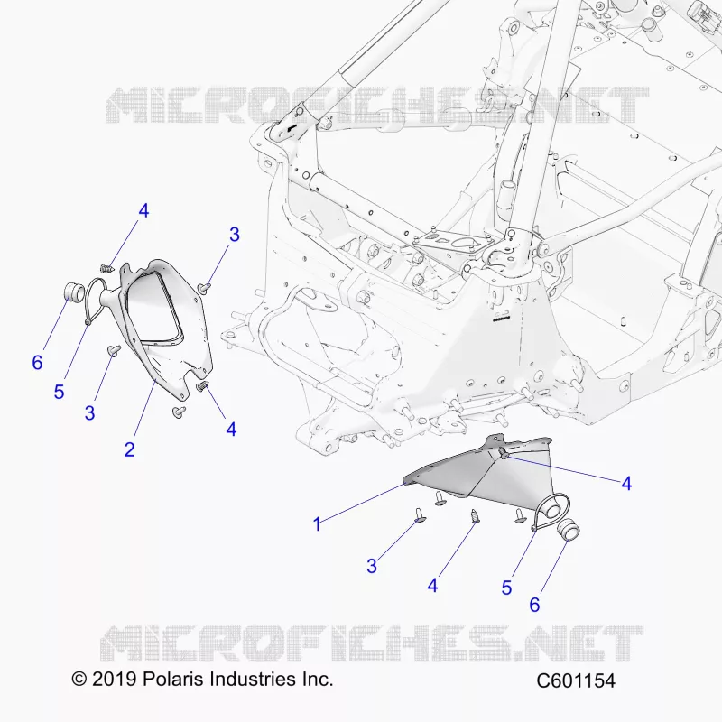 CHASSIS, TIE ROD BOOT ASM.