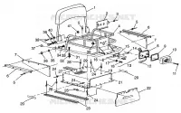 RACK   TUNNEL EXTENSION WIDETRAK LX 0972065 AND  EUROPEAN WIDETRAK LX E97 (4938223822A014)