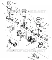 PISTON   CRANKSHAFT XLT SP 0966676 AND EUROPEAN XLT SP E966676 (4931703170C011)