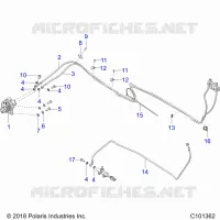 BRAKES, REAR BRAKE LINES