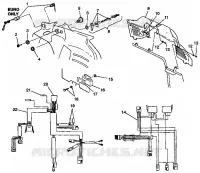 CONSOLE   WIRE HARNESS 700 XCR 0985678(A) AND EUROPEAN 700 XCR E985678 (4943114311A009)