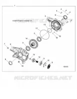DRIVE TRAIN, REAR GEARCASE INTERNALS