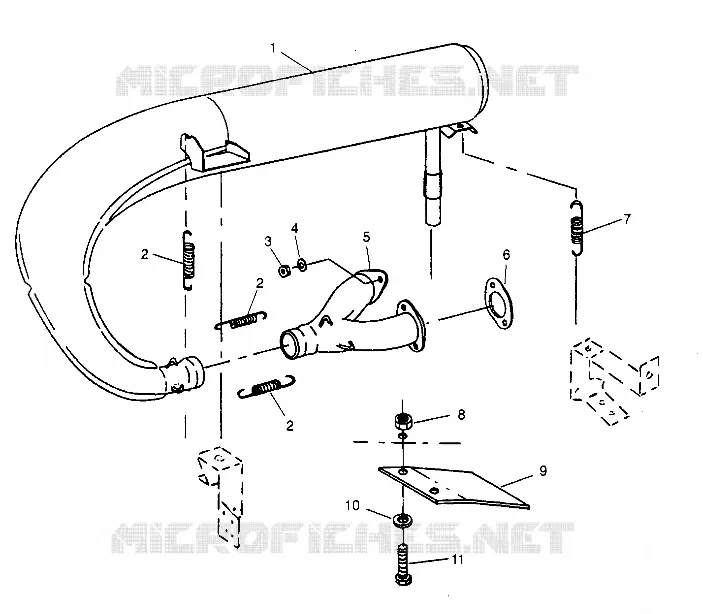 EXHAUST SYSTEM  500 EFI 0952774, EFI SKS 0952574,   EFI SKS PT 0952974, AND (4929052905C006)