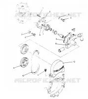 WATER PUMP STORM 0950782, STORM SKS 0950582,  EURO STORM E950782, EURO STOR (4929012901C012)