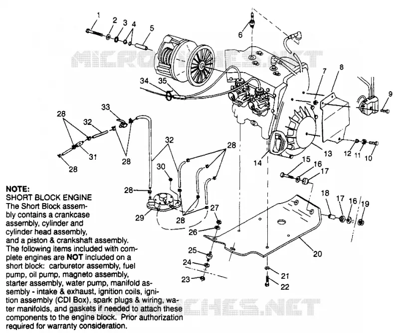 ENGINE MOUNTING TRAIL RMK 0970961 (4938333833B014)
