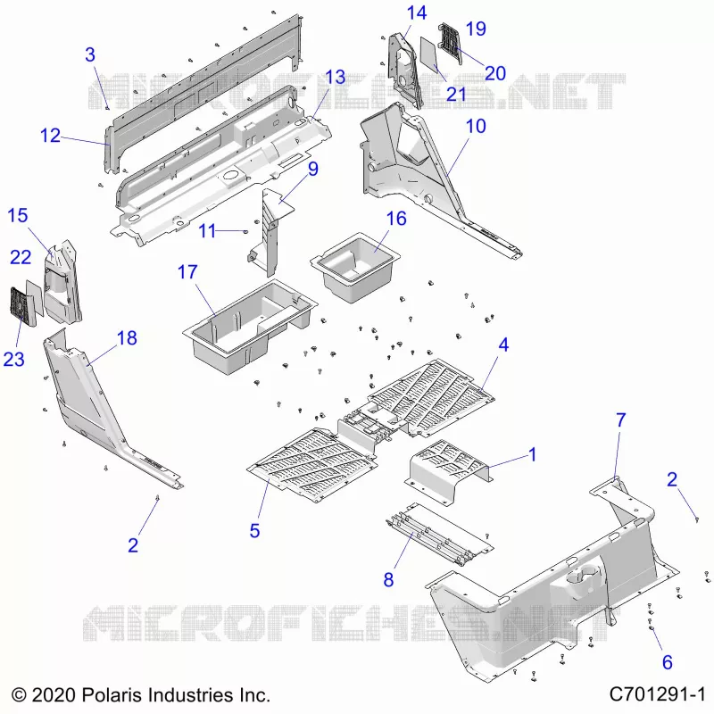 FLOOR, REAR
