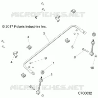 SUSPENSION, FRONT STABILIZER BAR