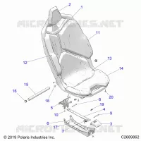 SEAT ASM., FRONT