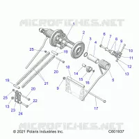 SUSPENSION, REAR TORQUE ARM