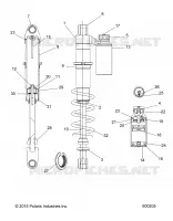 REAR TRACK SHOCK, W/RES.