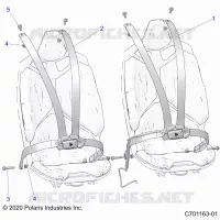 SEAT BELT MOUNTING 4 POINT