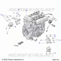 ENGINE, MOUNTING