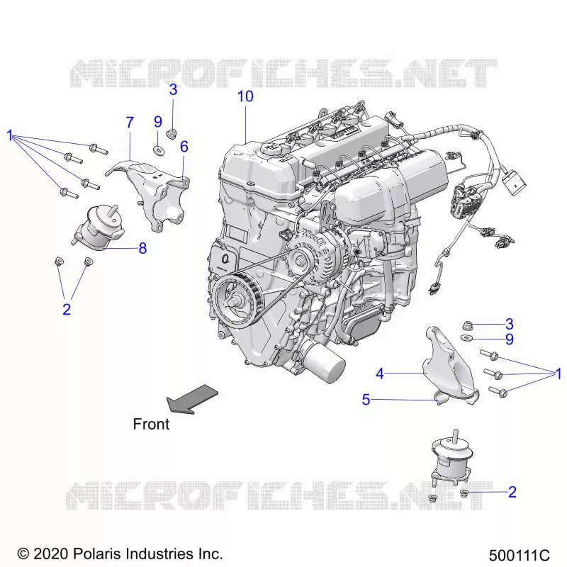 ENGINE, MOUNTING