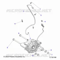 DRIVE TRAIN, FRONT GEARCASE MOUNTING
