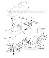 SEAT   GAS TANK ASSEMBLY 440 0952760, 440 SKS 0952560,  AND EUROPEAN 440 (4929032903A008)