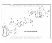 REAR BRAKE CALIPER