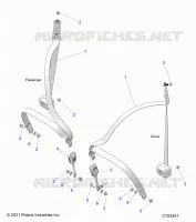 SEAT BELT MOUNTING, FRONT