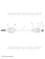 DRIVE TRAIN, REAR DRIVE SHAFT (TO 7/3/2017)