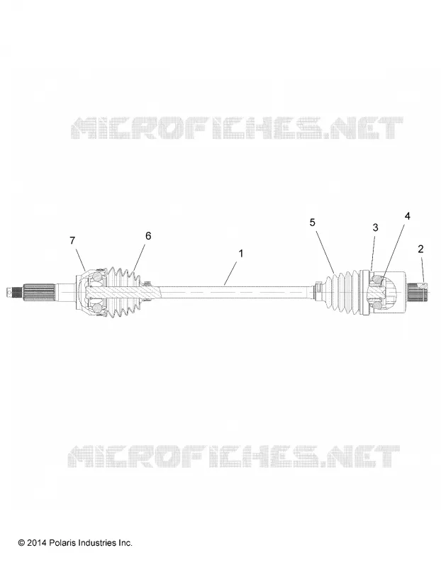 DRIVE TRAIN, REAR DRIVE SHAFT (TO 7/3/2017)