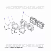 ENGINE, REED VALVE AND THROTTLE BODY ADAPTOR