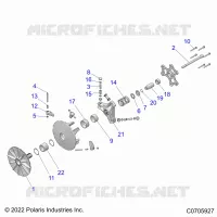 DRIVE TRAIN, PRIMARY CLUTCH