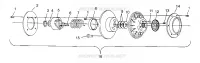 DRIVEN CLUTCH 500 0972764,  EUROPEAN 500 E972764, 500 SKS 0972564,  EUROPEA (4938393839C009)