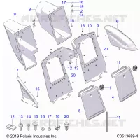 REAR BODYWORK STORAGE COMPARTMENTS
