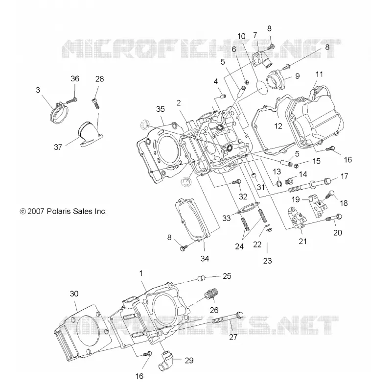 CYLINDER AND HEAD